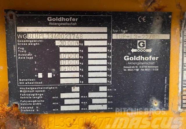 Goldhofer TUP-L3-22/80 Reboques carga baixa