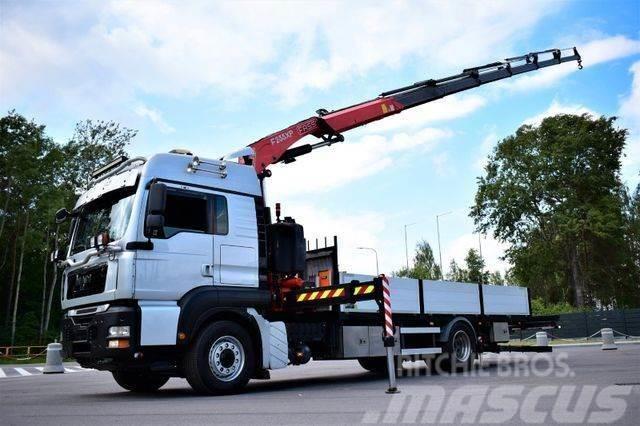 MAN TGA 18.350 4x4 FASSI 235 KRAN Cran Flatbed / Dropside trucks