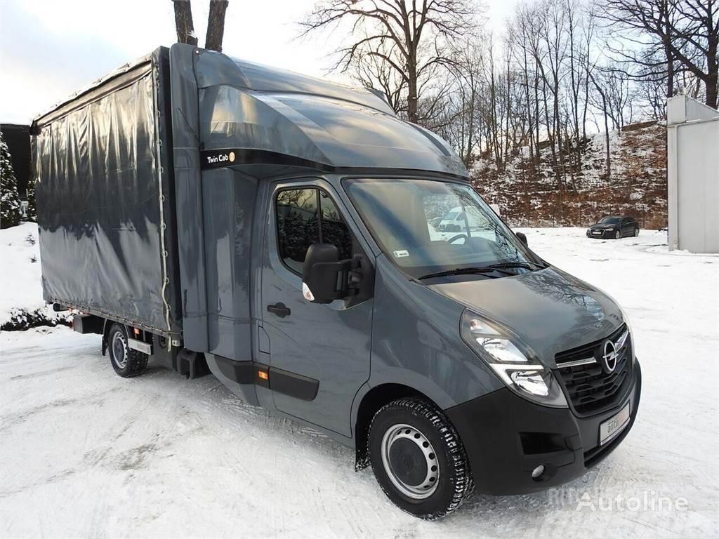 Opel Movano Curtain side + tail lift Camiões estrado/caixa aberta
