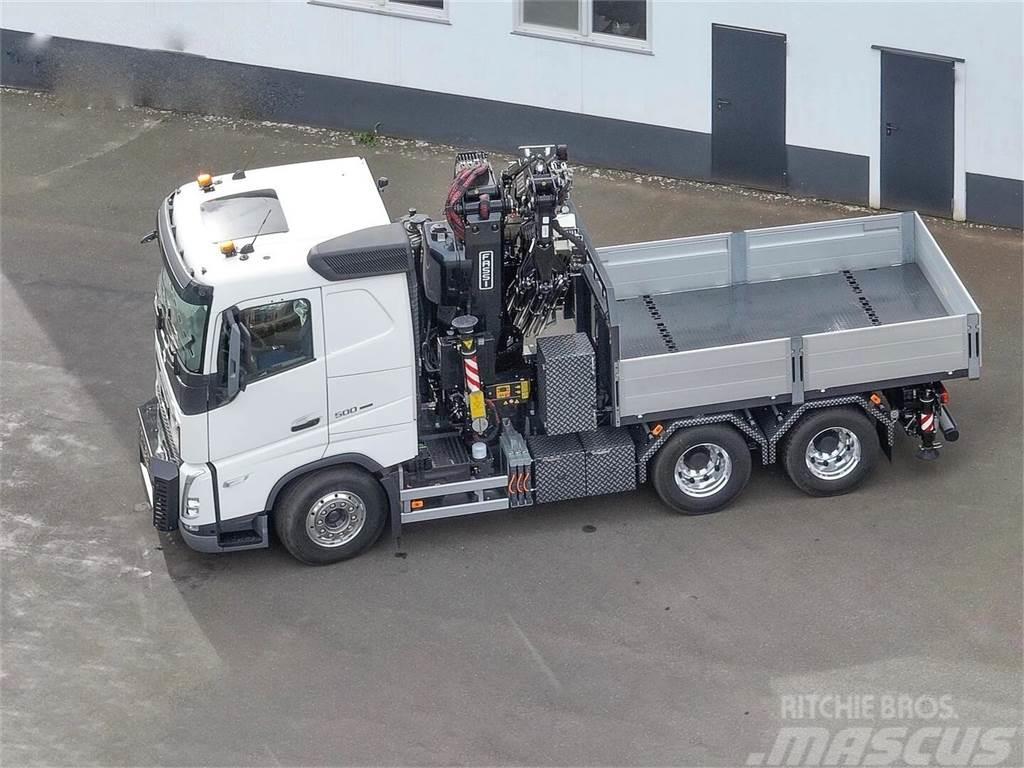 Volvo FH 500 Flatbed + crane Fassi F 545RA.2.26 XE Flatbed / Dropside trucks