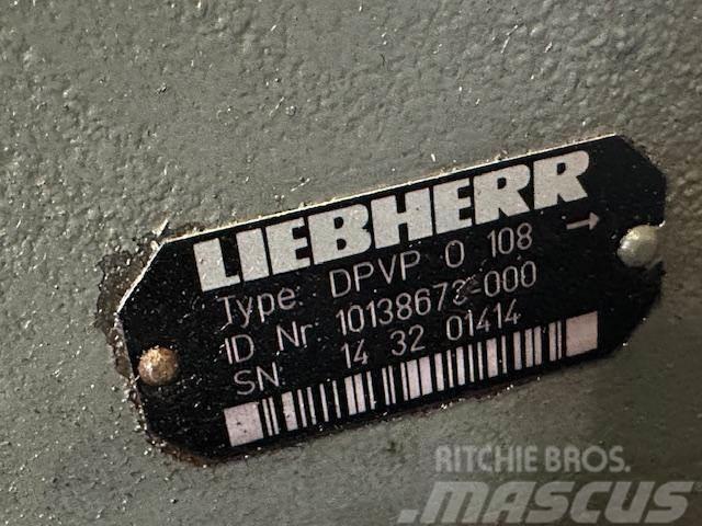 Liebherr A 924 C HD POMPA HYDRAULICZNA DPVP O 108 Hidráulica