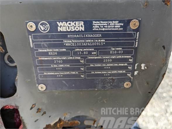 Wacker Neuson EZ26 Mini Escavadoras <7t