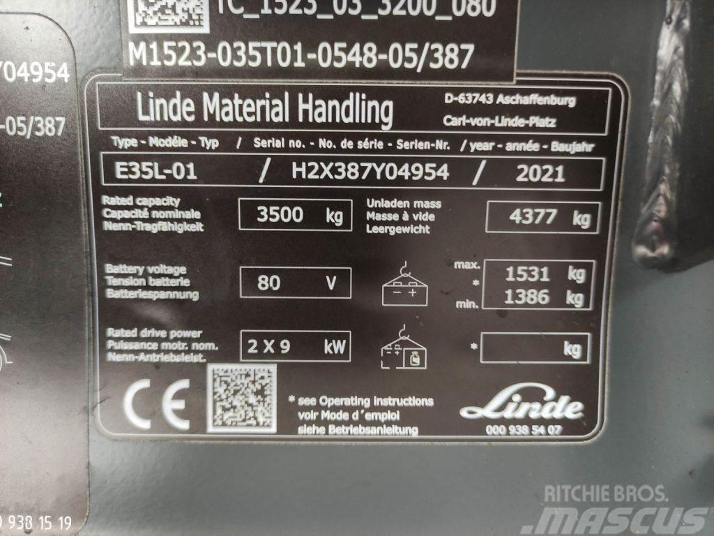Linde E35L-01-387 Empilhadores eléctricos