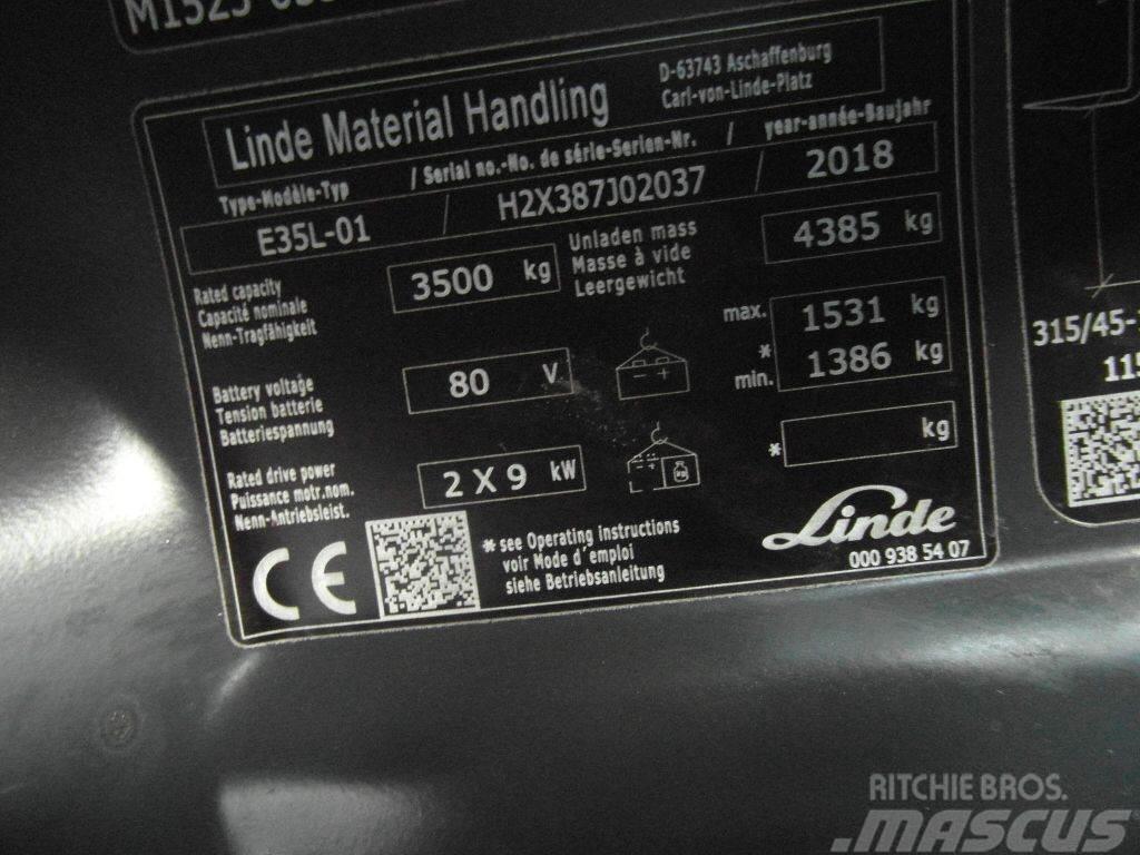 Linde E35L-387-01 Empilhadores eléctricos