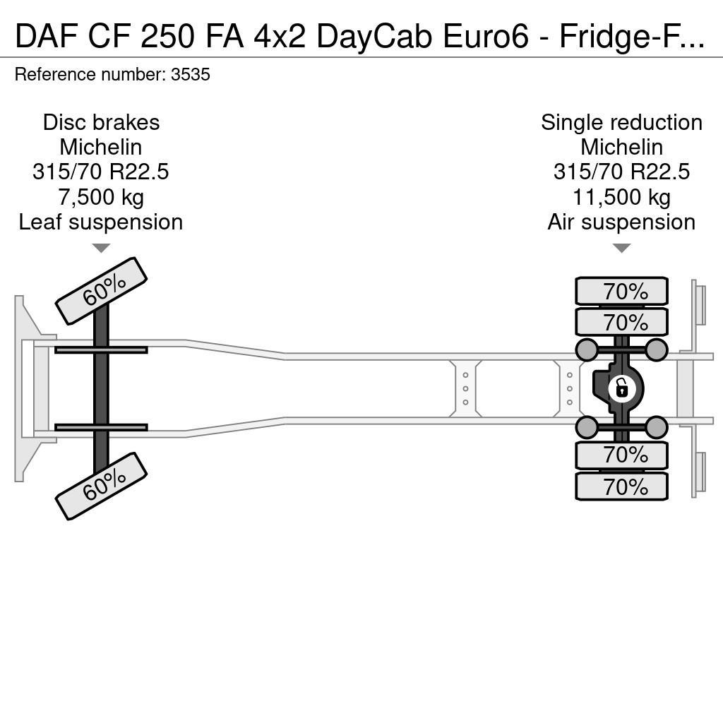 DAF CF 250 FA 4x2 DayCab Euro6 - Fridge-Freezer 7.5m + Camiões caixa temperatura controlada
