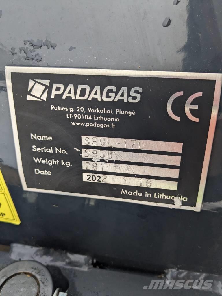 Padagas SSVL 17 L Avant Lâminas de neve e arados