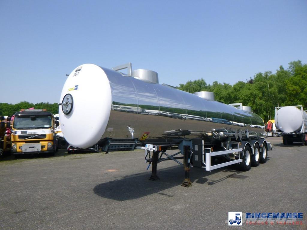 Magyar Chemical tank inox L4BH 22.2 m3 / 1 comp Semi Reboques Cisterna