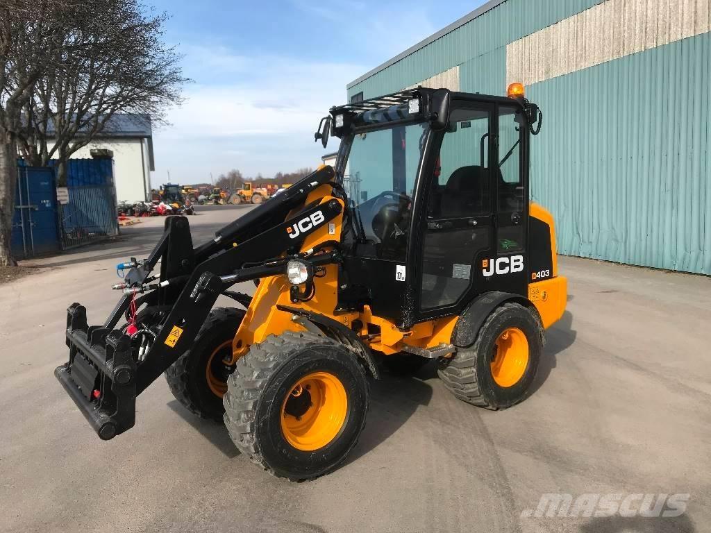 JCB 403 PLUS STEG V 30km/h, hytt, omg.lev! Pás carregadoras de rodas