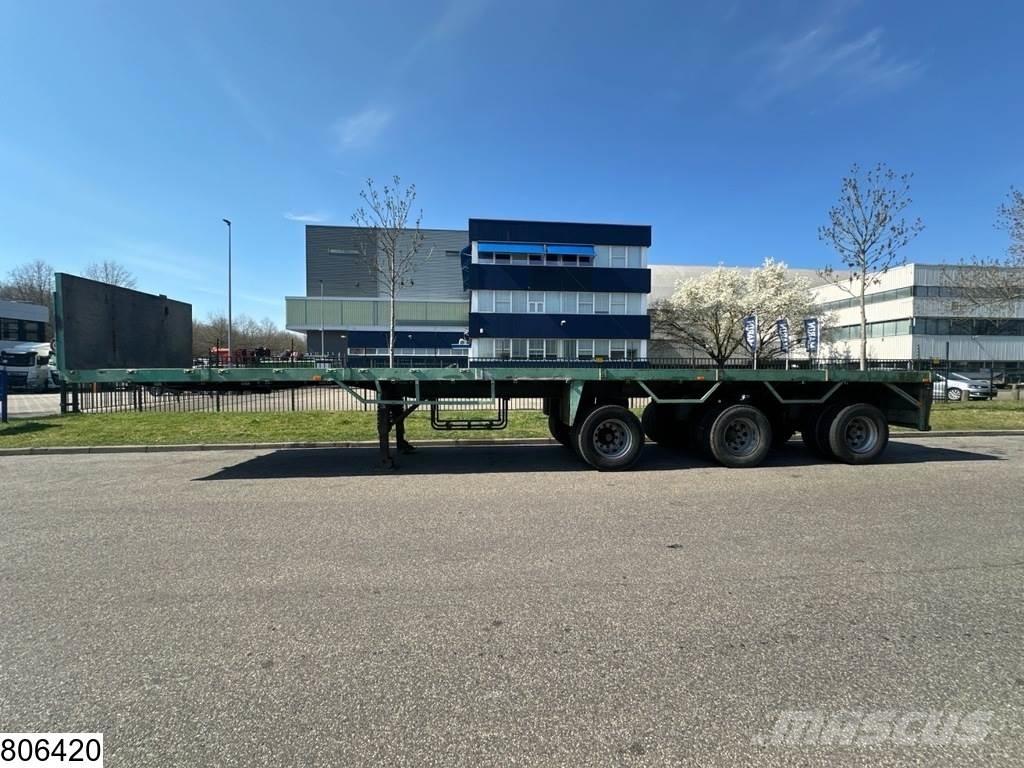 Kennis open laadbak 2x steering axle Semi Reboques estrado/caixa aberta