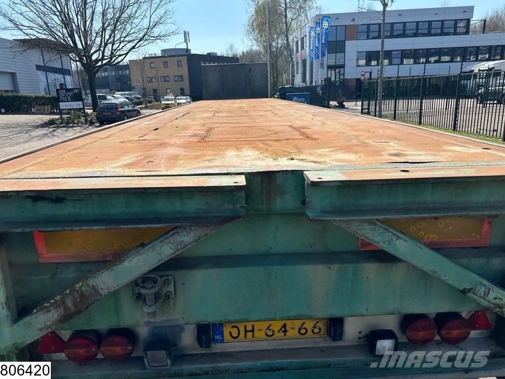 Kennis open laadbak 2x steering axle Semi Reboques estrado/caixa aberta