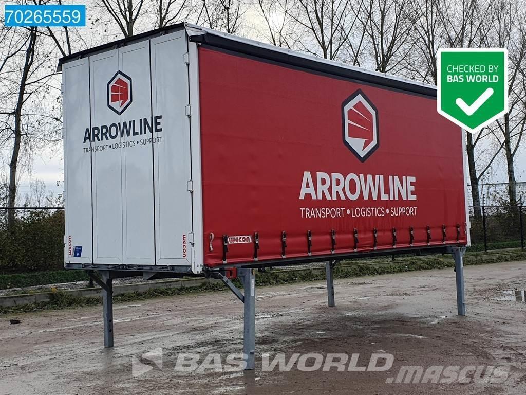 Wecon WPR 715 SG Durchladesysteem BDF container body Semi Reboques Desmontáveis