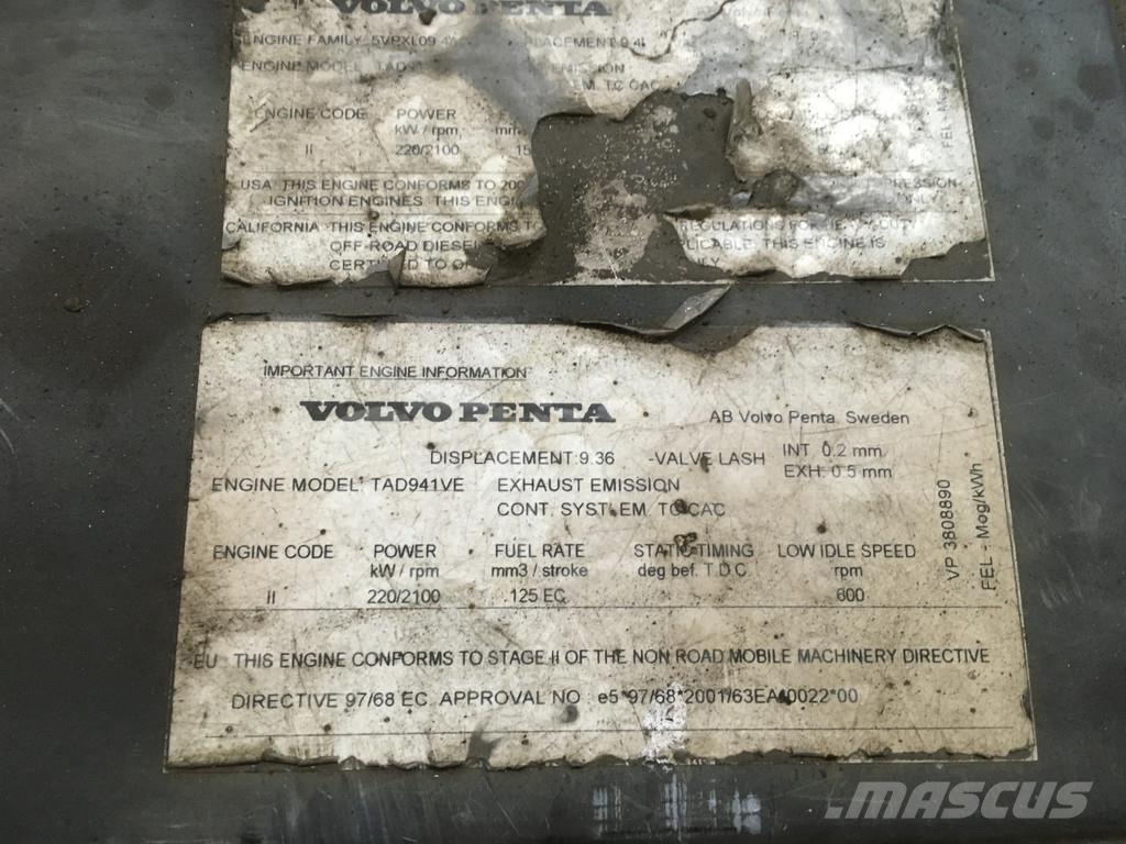 Volvo TAD941VE USED Motores