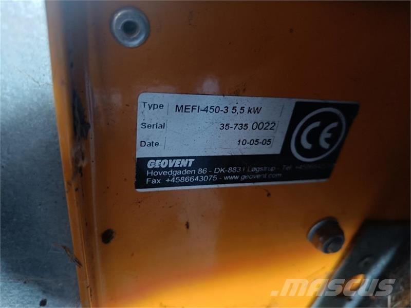 Geovent Udsugningsventilator Secadores de grão