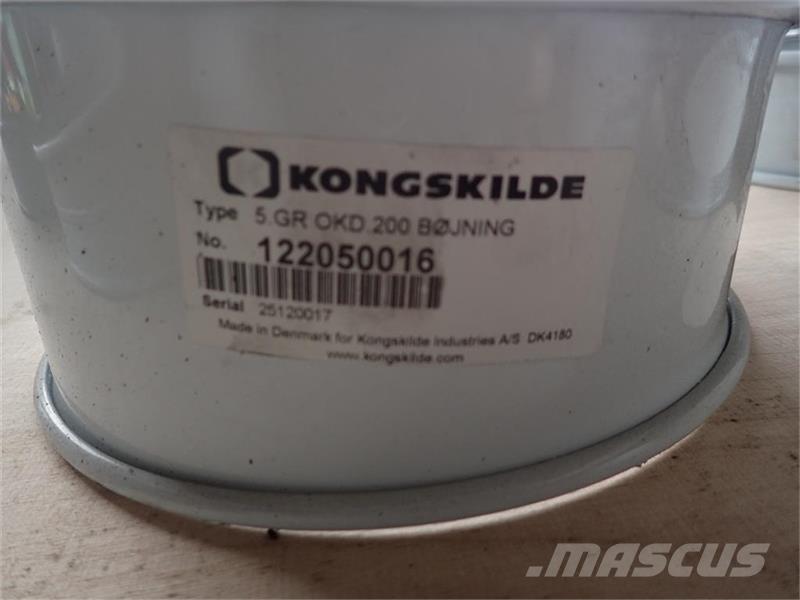 Kongskilde Rør og bøjninger Bøjning 5 GR. OKD 200 Colectores de recepção, sopradores e elevadores