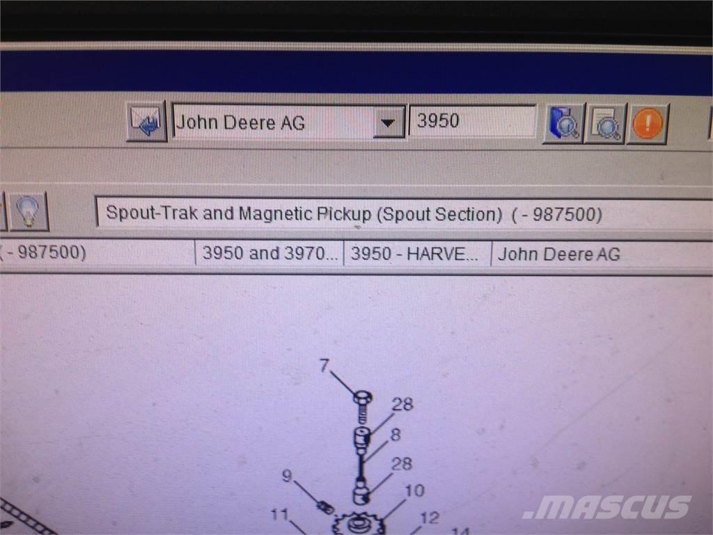 John Deere SPOUT TRACK FOR 3950/3970 FORAGE HARVESTER Outros equipamentos de forragem e ceifa