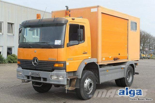 Mercedes-Benz 1518 A Atego 4X4, Klima, AHK, Allrad, Rolltor Camiões de caixa fechada