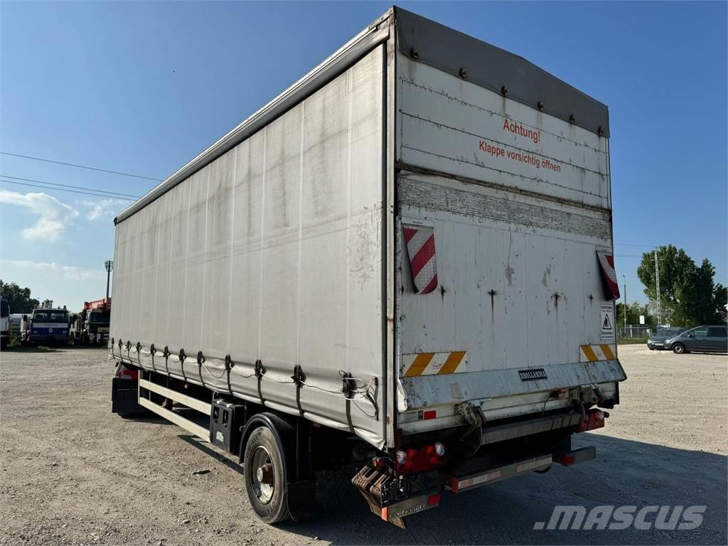 BECK BE Pritsche + Plane semi-trailer+ DHollandia Semi Reboques Cortinas Laterais