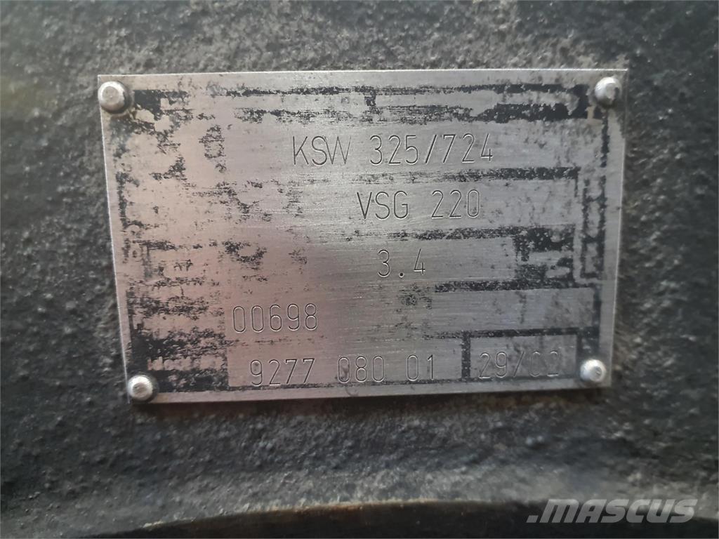 Liebherr LTM 1080-1 winch Peças e equipamento de gruas