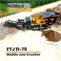 Fabo FTJ-1175 MOBILE JAW CRUSHER 150-300 TPH | STOCK