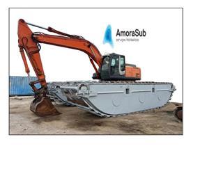  Amphibious Excavateur Hitachi 250 Long Reach 250