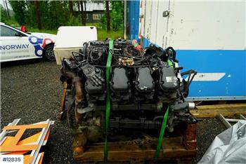 Scania euro 6 motor m/ styreenhet. Rep objekt.
