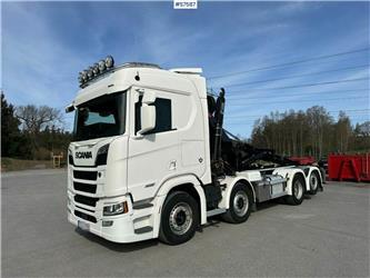 Scania R520 Crane Truck with HIAB XS 322 SEE VIDEO