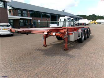 Burg 3-axle container chassis 20, 30 ft. + ADR 25/11/20