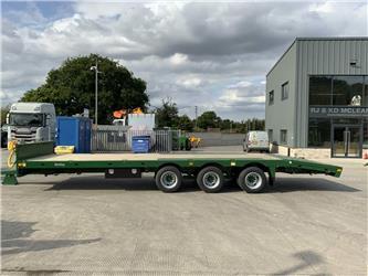 Bailey 29 Foot Tri Axle Beaver Tail Low Loader Trailer (S