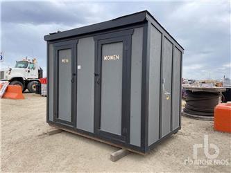  6 ft x 10 ft Double Outhouse