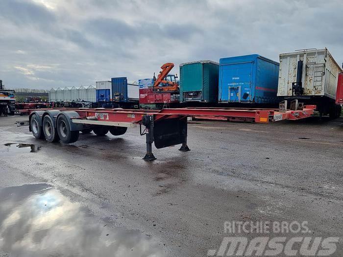 Desot 3 AXLE LIGHT WEIGHT 40 FT CONTAINER CHASSIS BPW DR Semi Reboques Porta Contentores