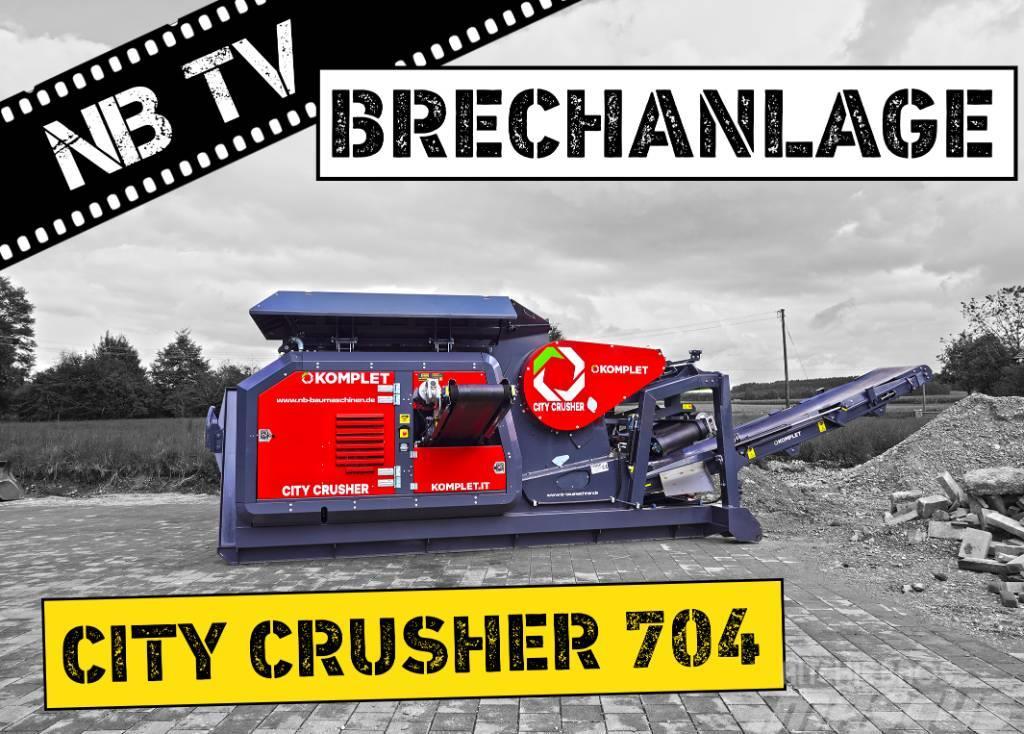 Komplet City Crusher 704 | Backenbrecher Hakenlift Crivos