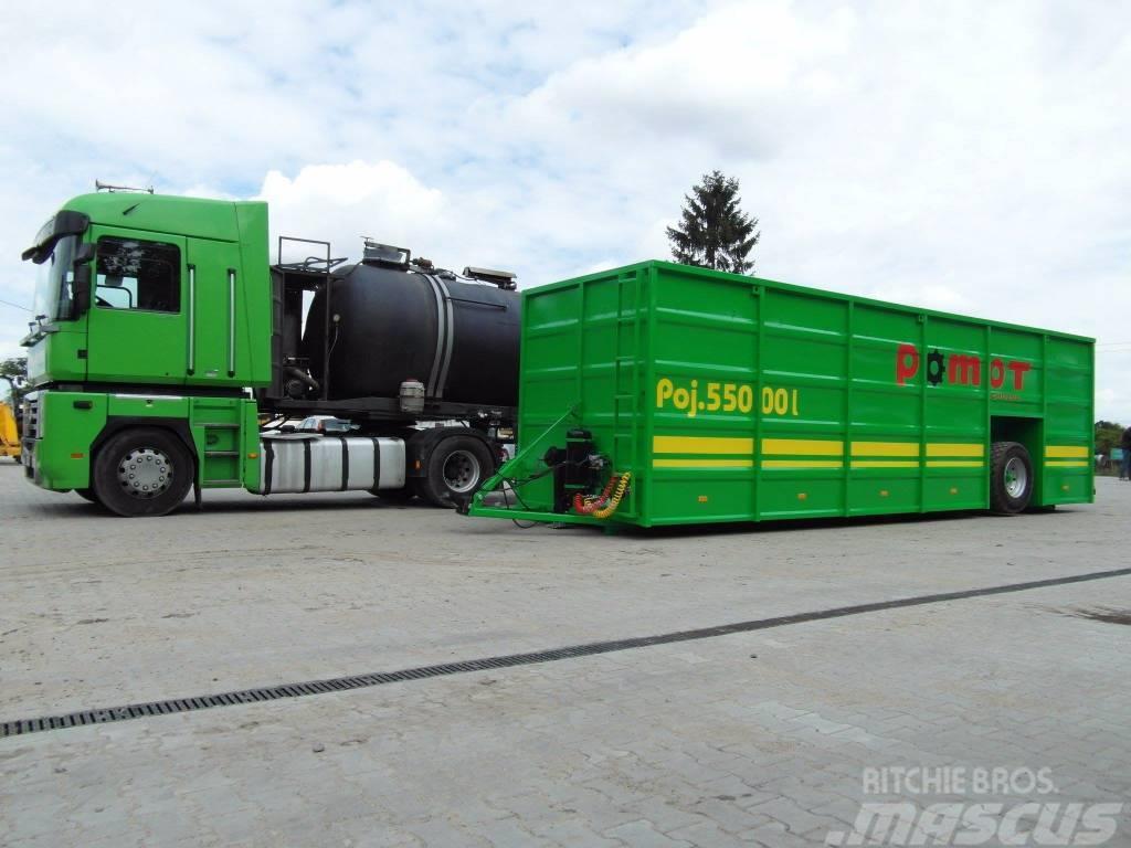 Pomot Slurry tank container  55000 L/Réservoir de lisier Camiões-cisterna de lamas