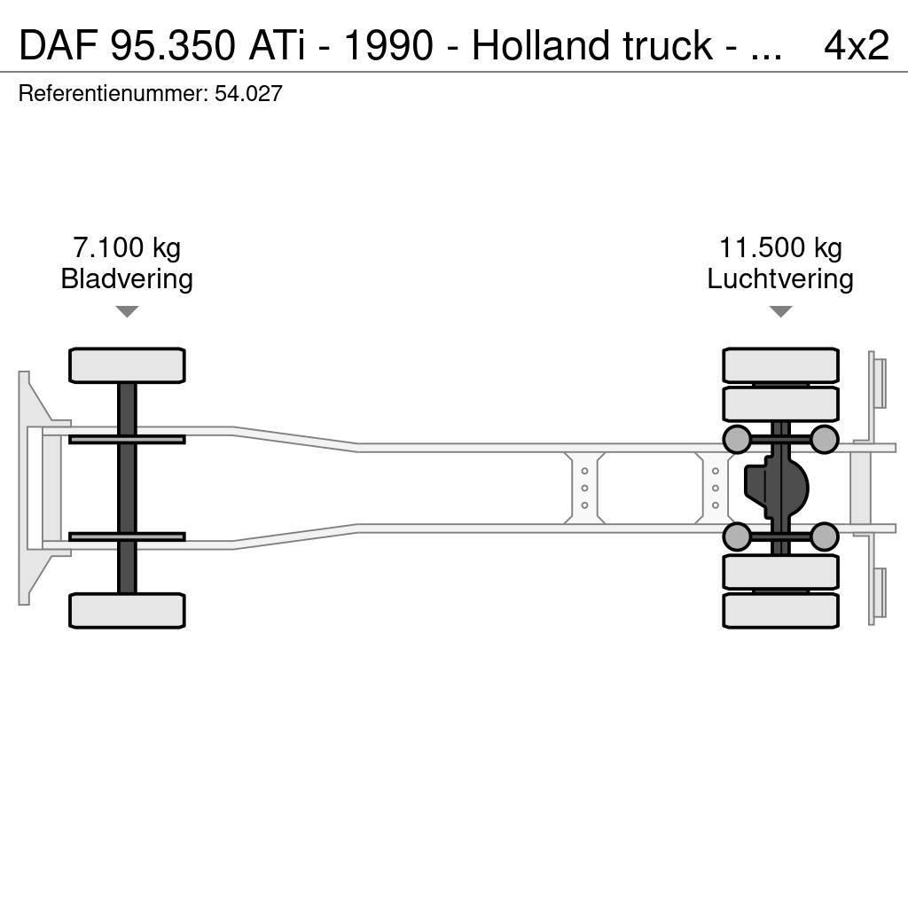 DAF 95.350 ATi - 1990 - Holland truck - Manual injecto Camiões de caixa fechada