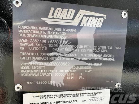 Load King LK25TT TILT DECK TRAILER, 50K CAPACITY, SPRING RID Semi Reboques Carga Baixa