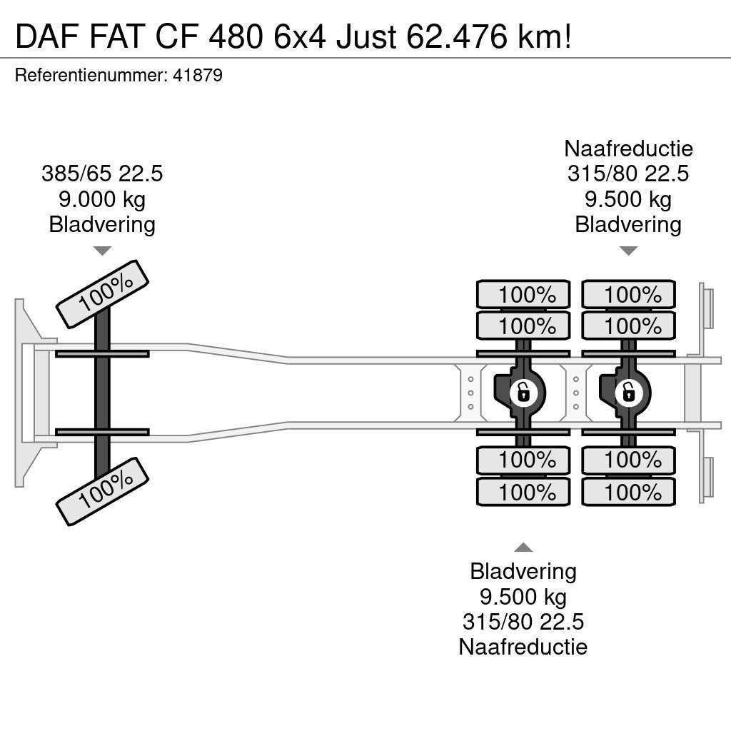 DAF FAT CF 480 6x4 Just 62.476 km! Camiões Ampliroll