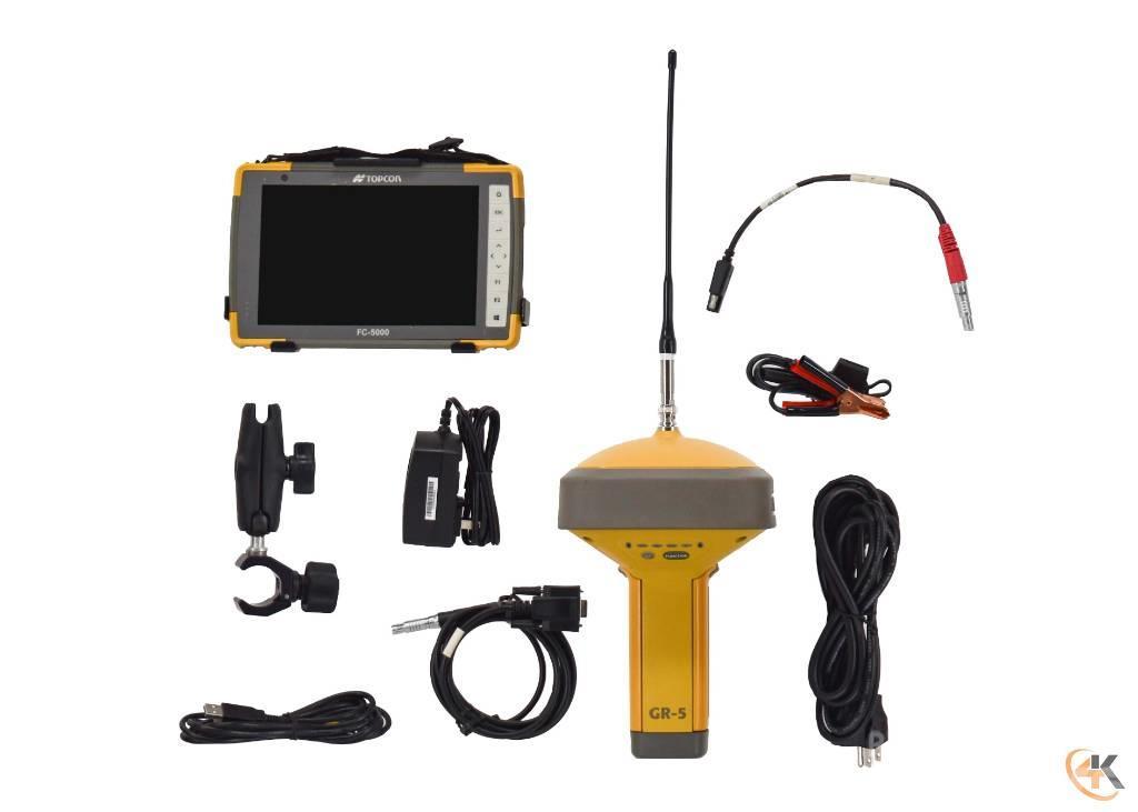 Topcon Single GR-5 UHFII Base/Rover Kit, FC-5000 Pocket3D Outros componentes