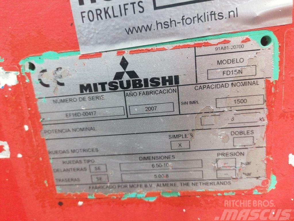 Mitsubishi FD15N Empilhadores Diesel