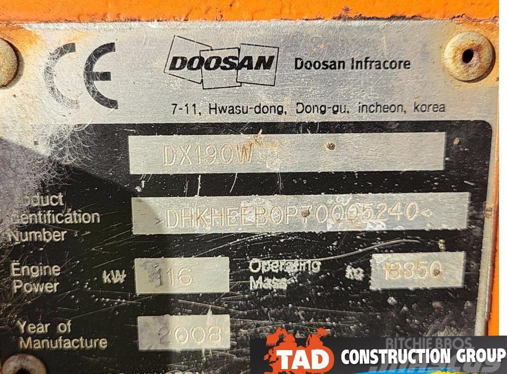 Doosan DX 190 W Escavadoras de rodas
