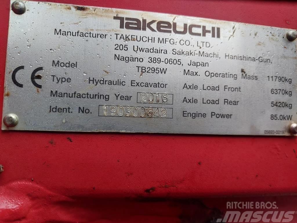 Takeuchi TB295W Escavadoras de rodas