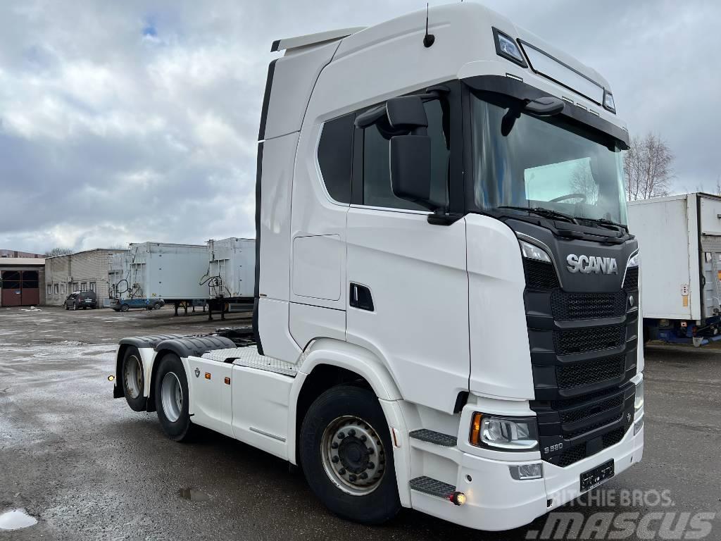 Scania S580A6X2NB with HYDRAULICS, full air, retarder Tractores (camiões)