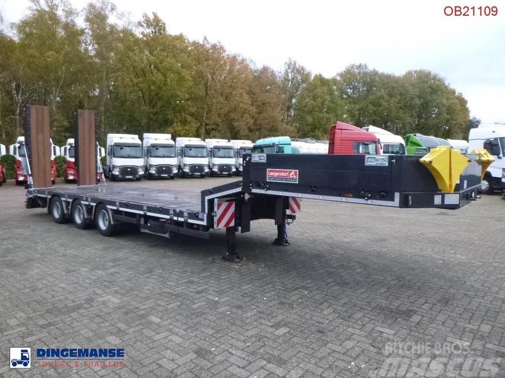 Langendorf 3-axle semi-lowbed trailer 48T ext. 13.5 m + ramps Semi Reboques Carga Baixa