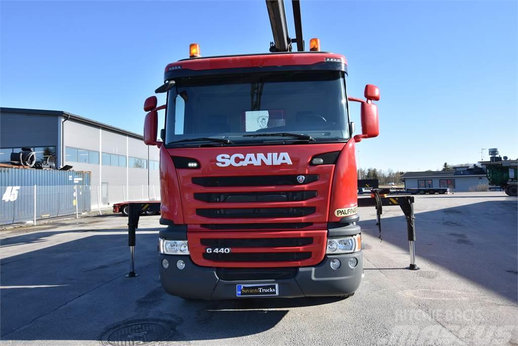 Scania G440 8X4 Camiões grua