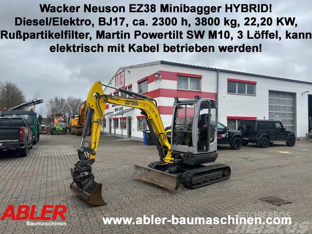 Wacker Neuson EZ 38 Hybrid! Minibagger diesel/Strom Powertilt Mini Escavadoras <7t