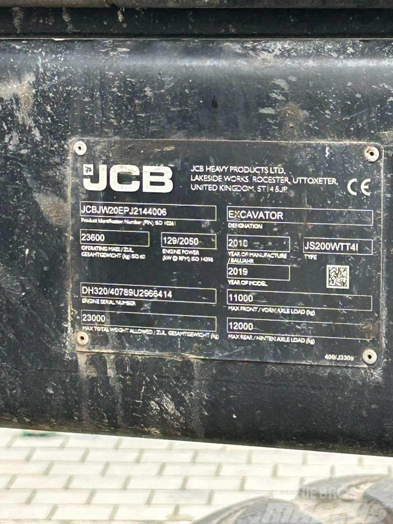 JCB JS 200 W Escavadoras de rodas