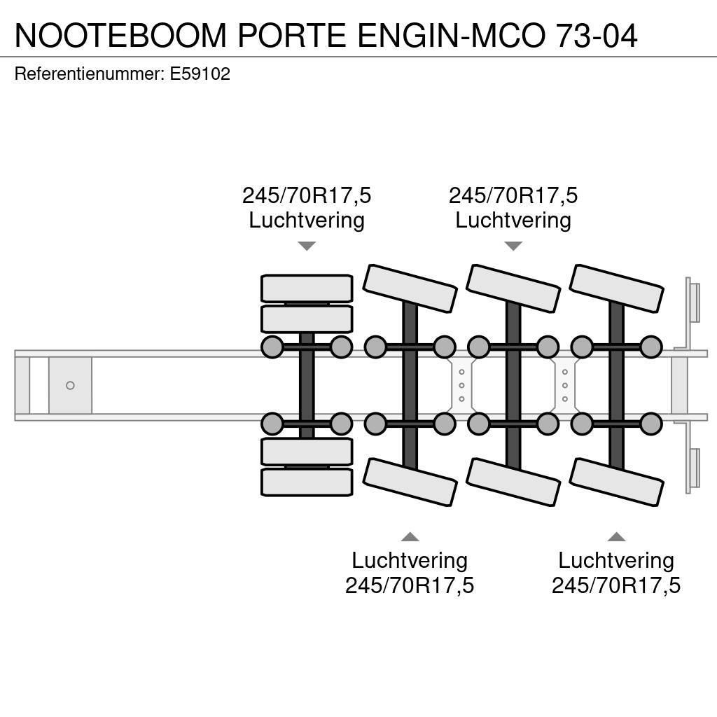 Nooteboom PORTE ENGIN-MCO 73-04 Semi Reboques Carga Baixa