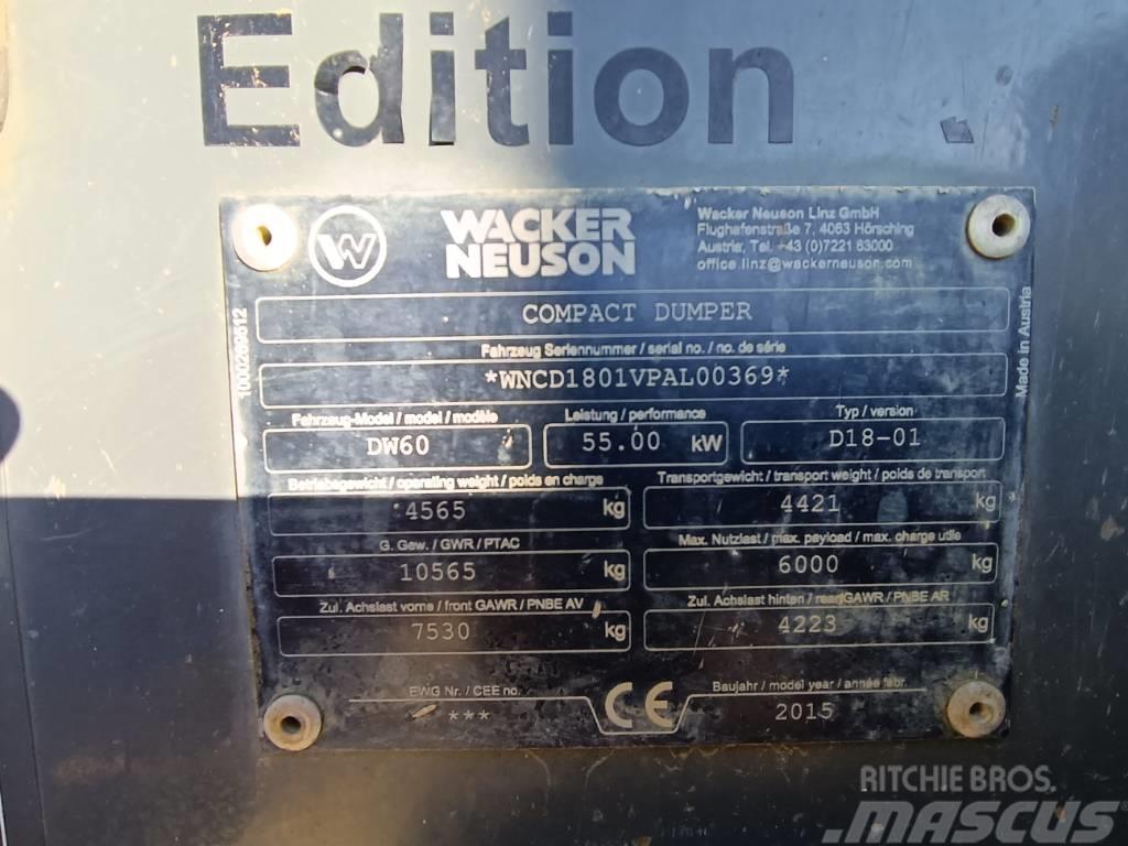 Wacker Neuson DW 60 Dumpers de obras