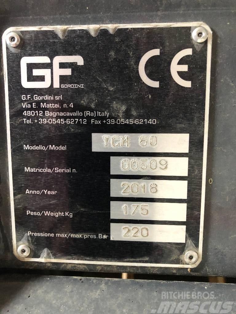 GF Gordini TCM 60 Corta-Relvas montadas e arrastadas