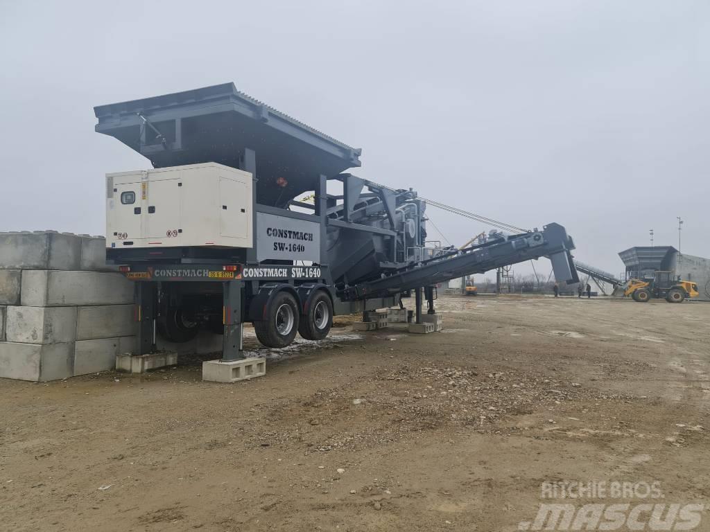 Constmach SW-1240 Mobile Screening And Washing Plant Crivos