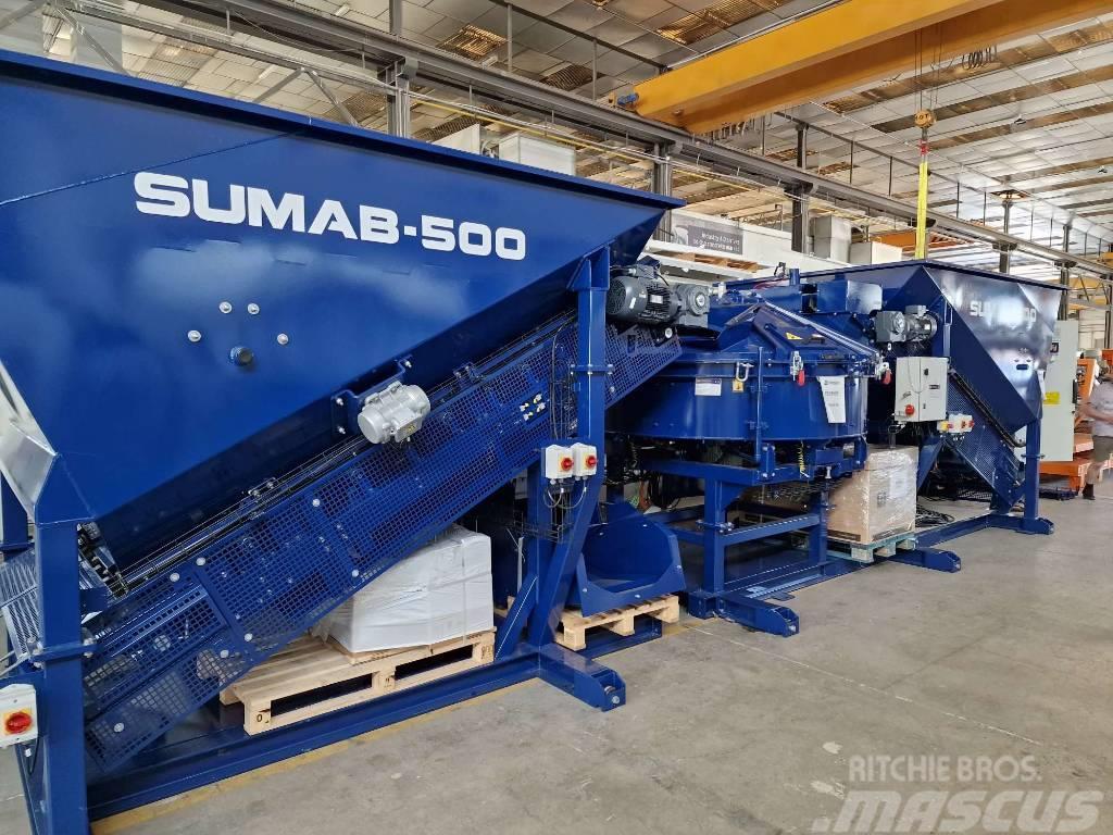  SUMAB 500 (mobile concrete batching plant) Centrais de betão usadas