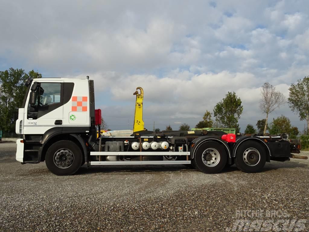 Iveco STRALIS 480 Camiões caixa desmontável com elevador de cabo